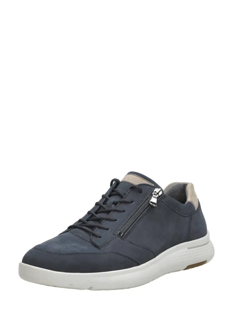 Waldläufer H-Heiko, lage veterschoenen voor heren in blauw, foto 2 van 2
