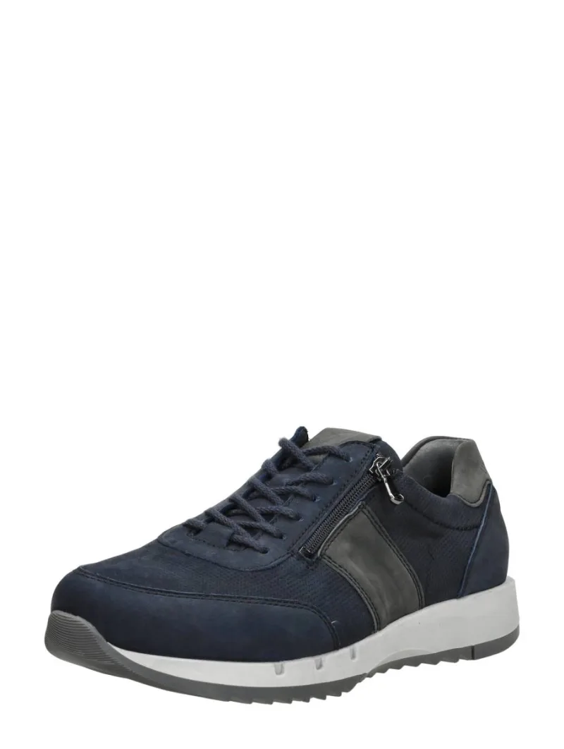 Waldläufer K-Joko, lage veterschoenen voor heren in blauw, foto 2 van 2