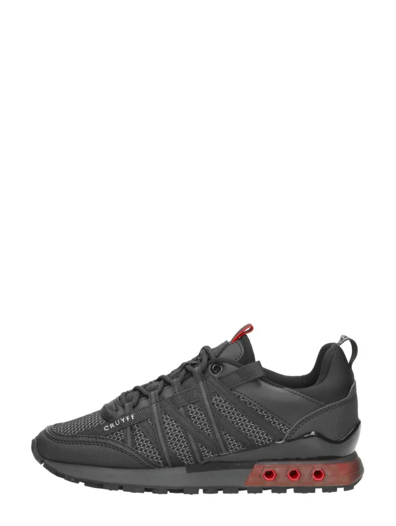 Cruyff Fearia, lage sneakers voor jongens in zwart