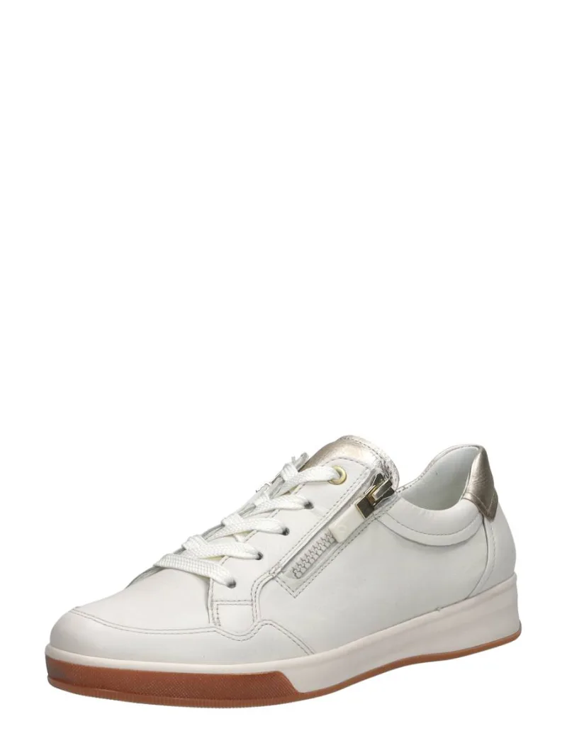 Ara Rom-Highsoft, lage veterschoenen voor dames in wit, foto 2 van 2