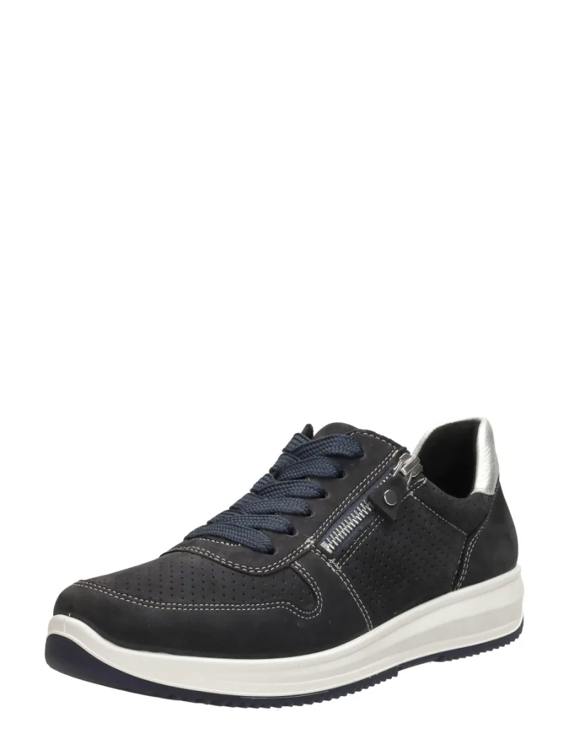Ara Osaka 3.0, lage veterschoenen voor dames in blauw, foto 2 van 2