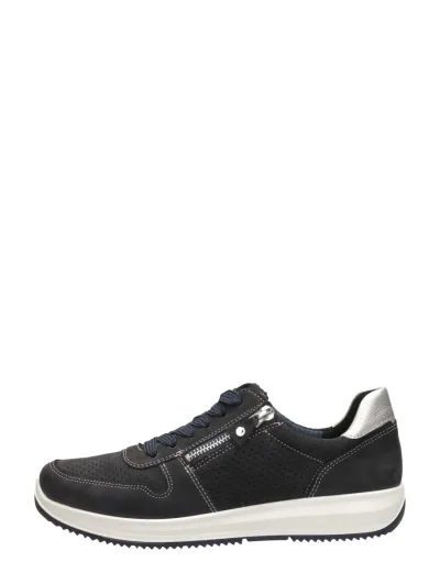 Ara Osaka 3.0, lage veterschoenen voor dames in blauw, foto 1 van 4
