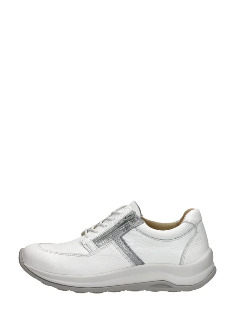 Wolky Comrie, lage veterschoenen voor dames in wit