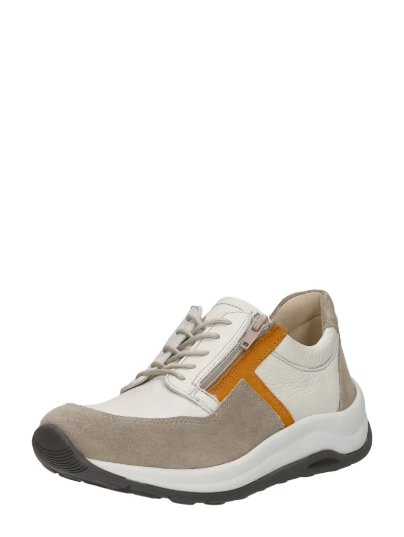 Wolky Comrie, lage veterschoenen voor dames in gebroken wit, foto 2 van 2