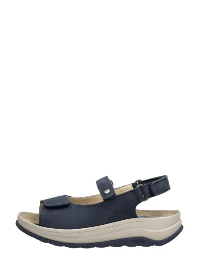 Wolky Adura, sandalen plat voor dames in blauw, foto 1 van 4