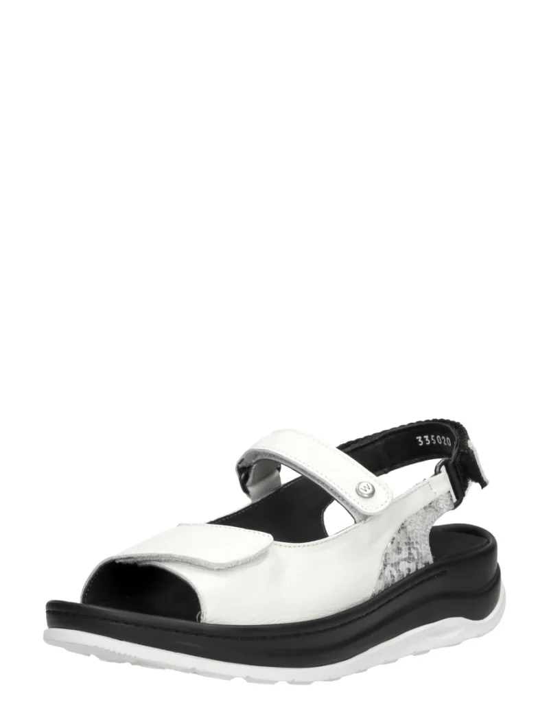 Wolky Adura, sandalen plat voor dames in wit, foto 2 van 2