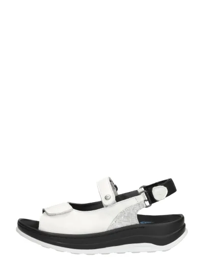 Wolky Adura, sandalen plat voor dames in wit, foto 1 van 4