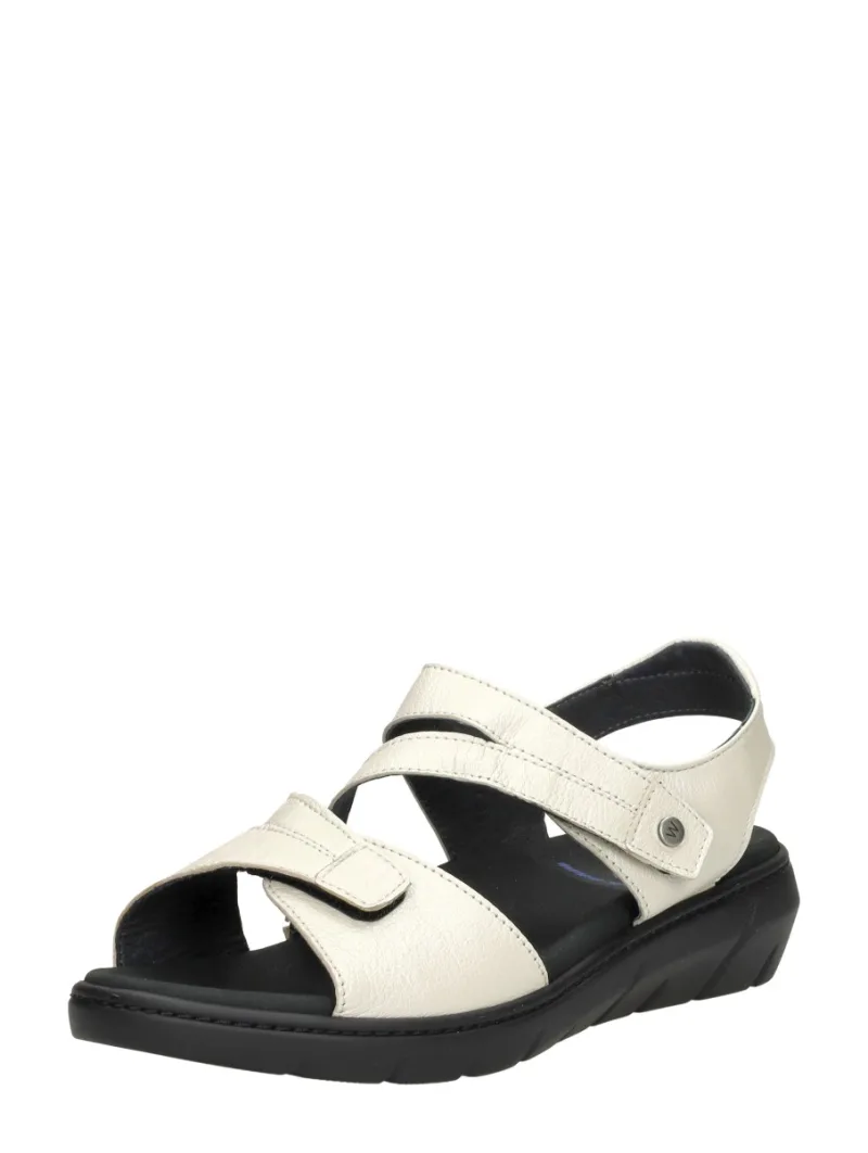 Wolky Ikaria, sandalen plat voor dames in gebroken wit, foto 2 van 2