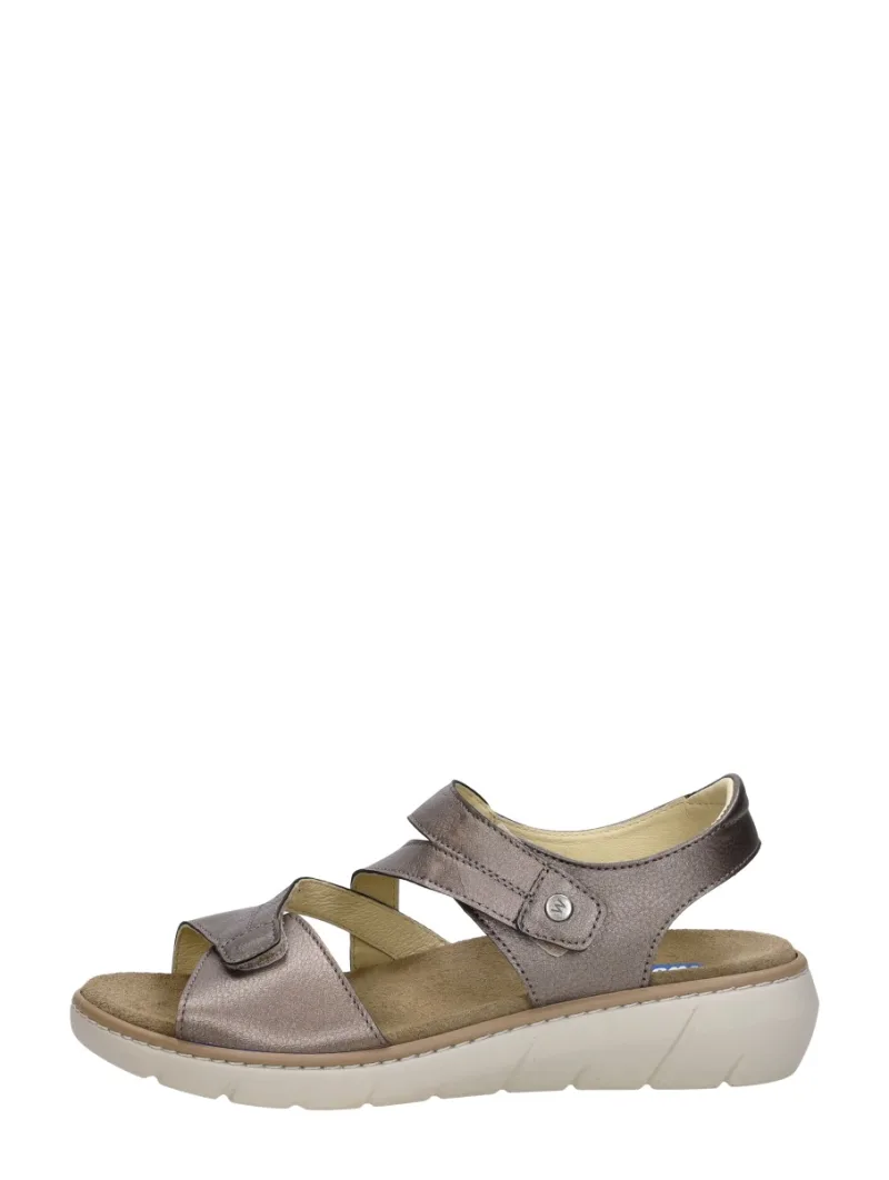 Wolky Ikaria, sandalen plat voor dames in brons