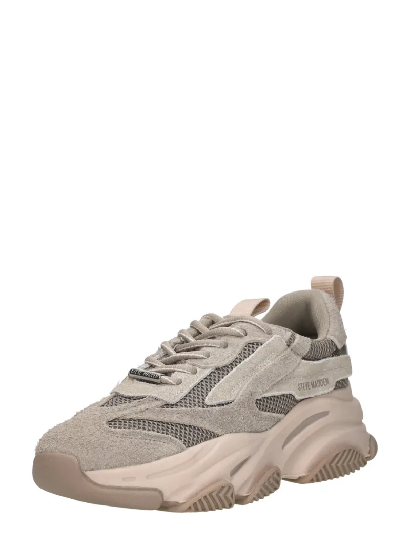 Steve Madden Possession, lage sneakers voor dames in taupe, foto 2 van 2