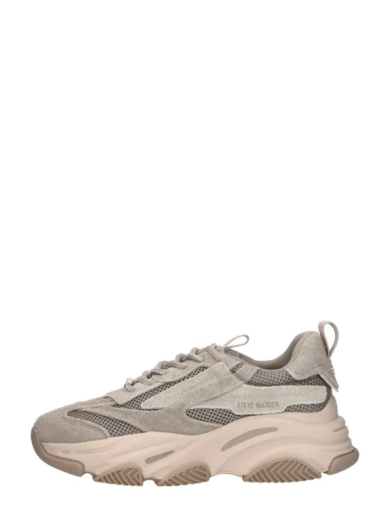 Steve Madden Possession, lage sneakers voor dames in taupe