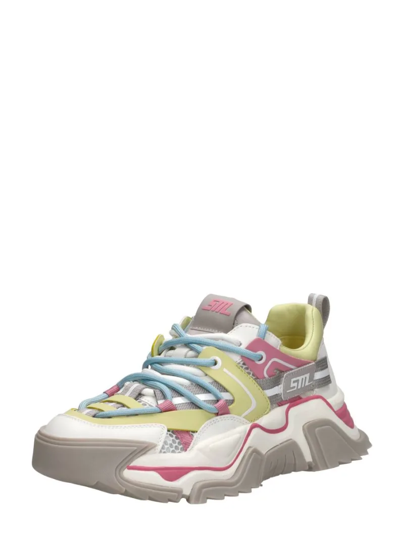 Steve Madden Kingdom-E, lage sneakers voor dames in wit, foto 2 van 2