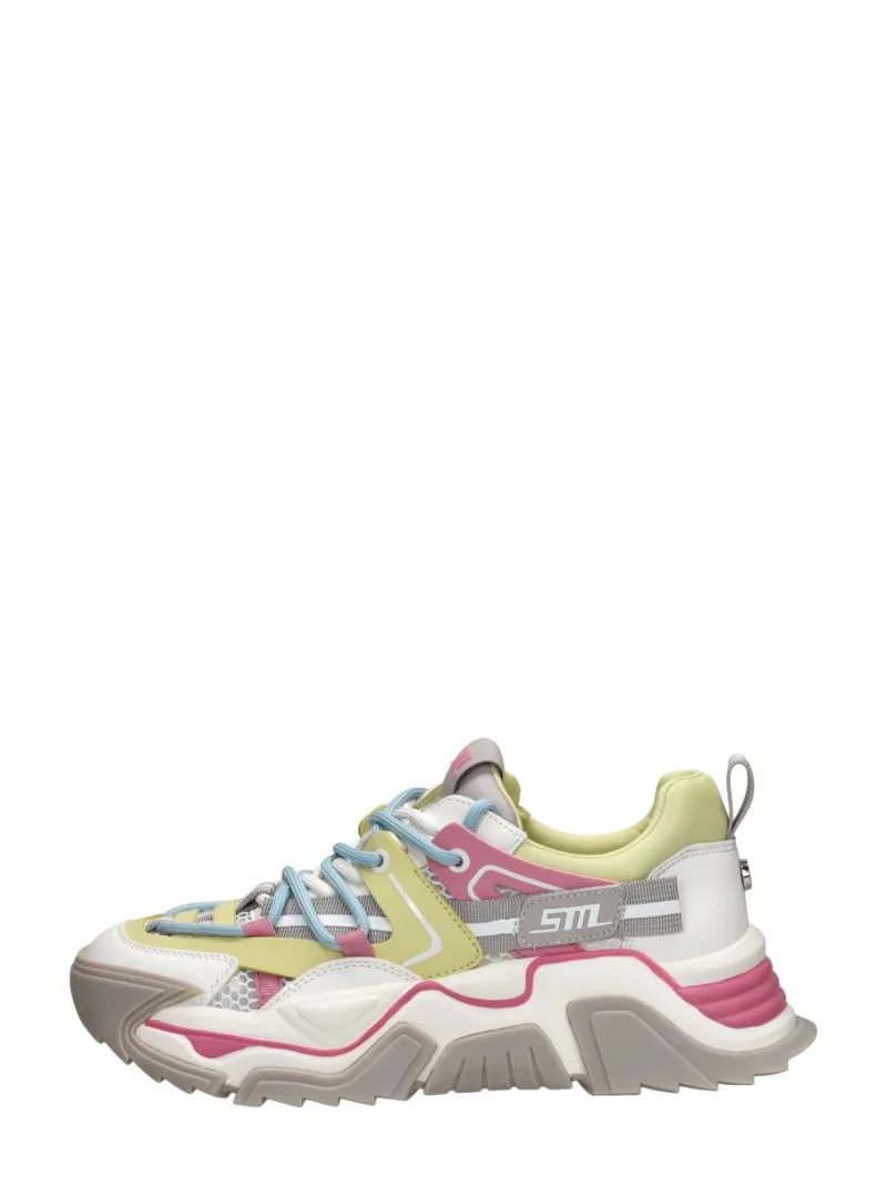 Steve Madden Kingdom-E, lage sneakers voor dames in wit
