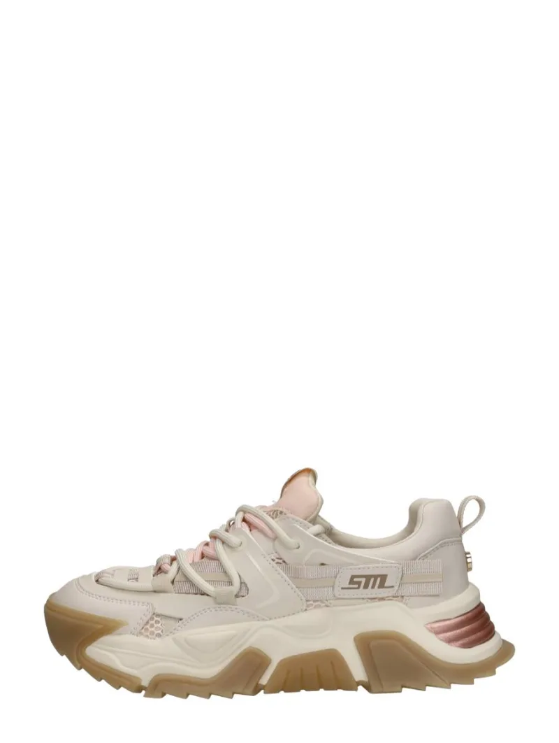 Steve Madden Kingdom-E, lage sneakers voor dames in beige