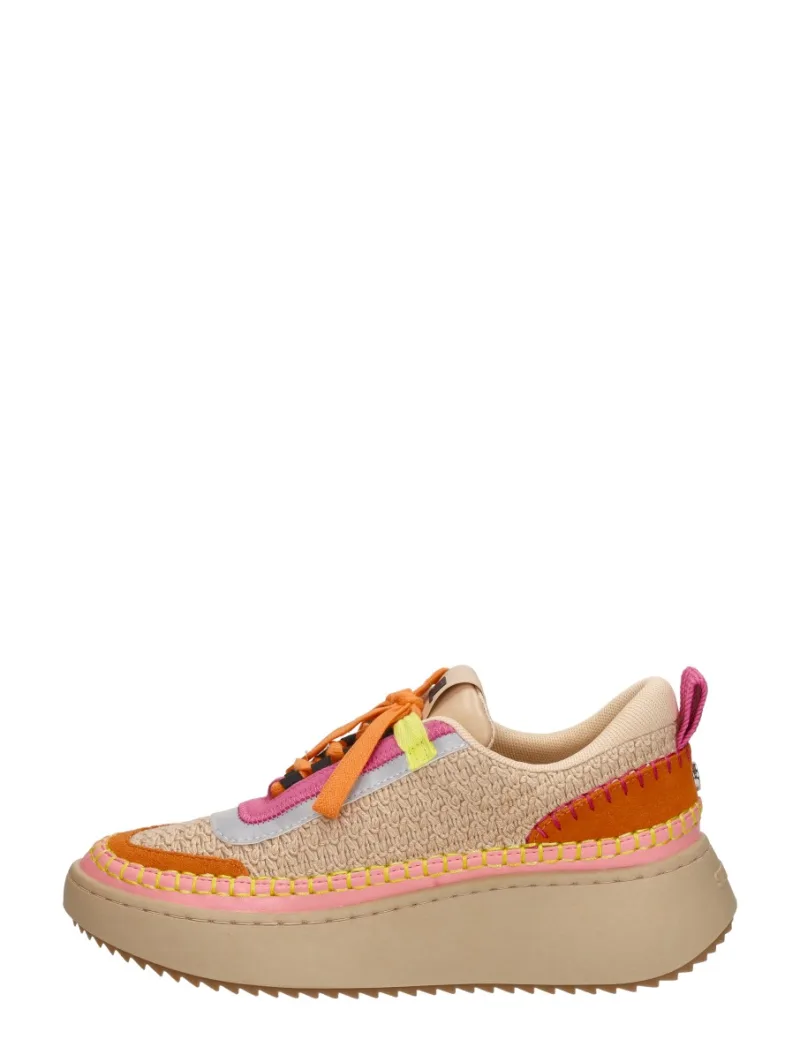 Steve Madden Doubletake, lage sneakers voor dames in beige, foto 1 van 4