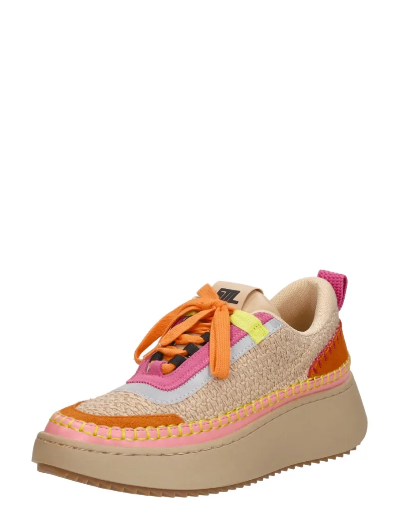 Steve Madden Doubletake, lage sneakers voor dames in beige, foto 2 van 2