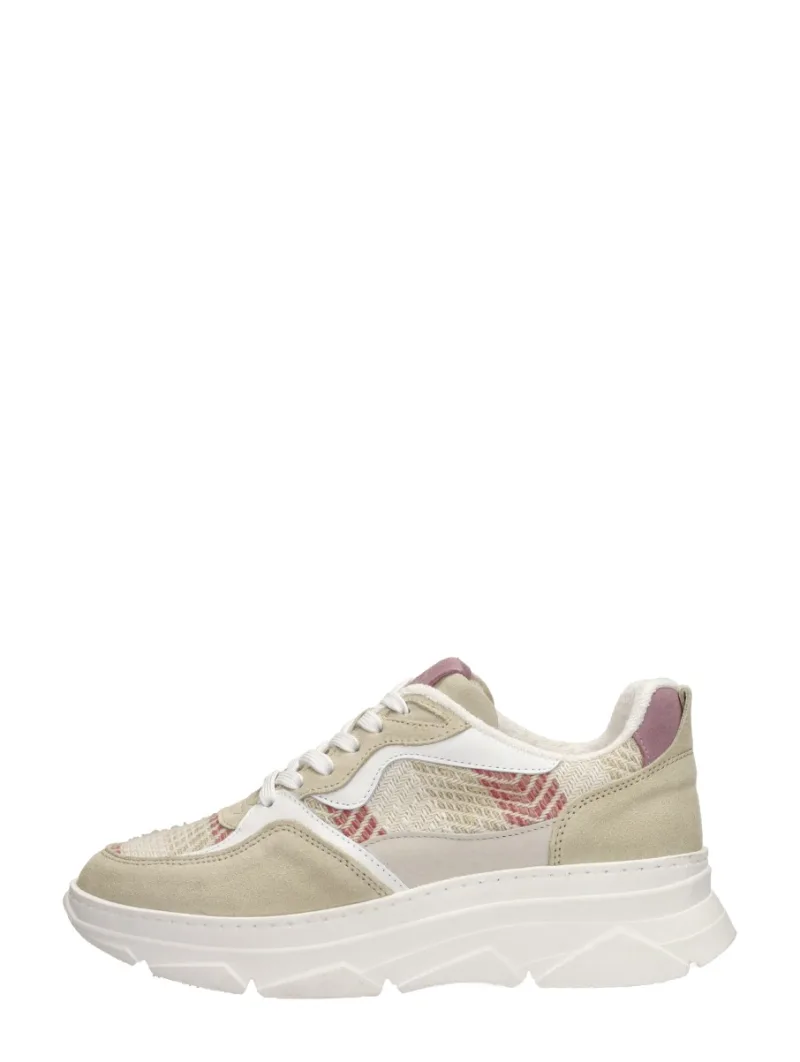Palpa Pritty, lage sneakers voor dames in beige
