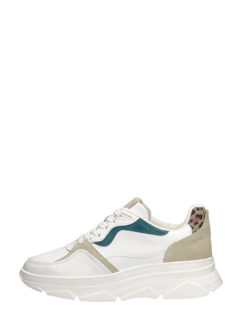 Palpa Pritty, lage sneakers voor dames in wit