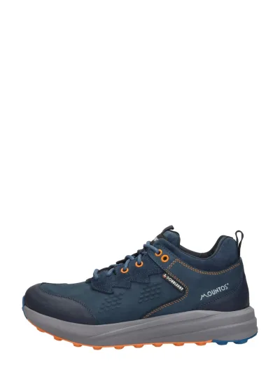 Mountos Orea, lage veterschoenen voor heren in blauw, foto 1 van 4
