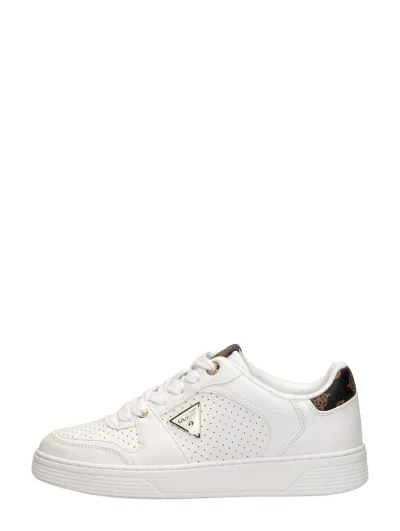 Guess Daiso, lage sneakers voor dames in wit, foto 1 van 4