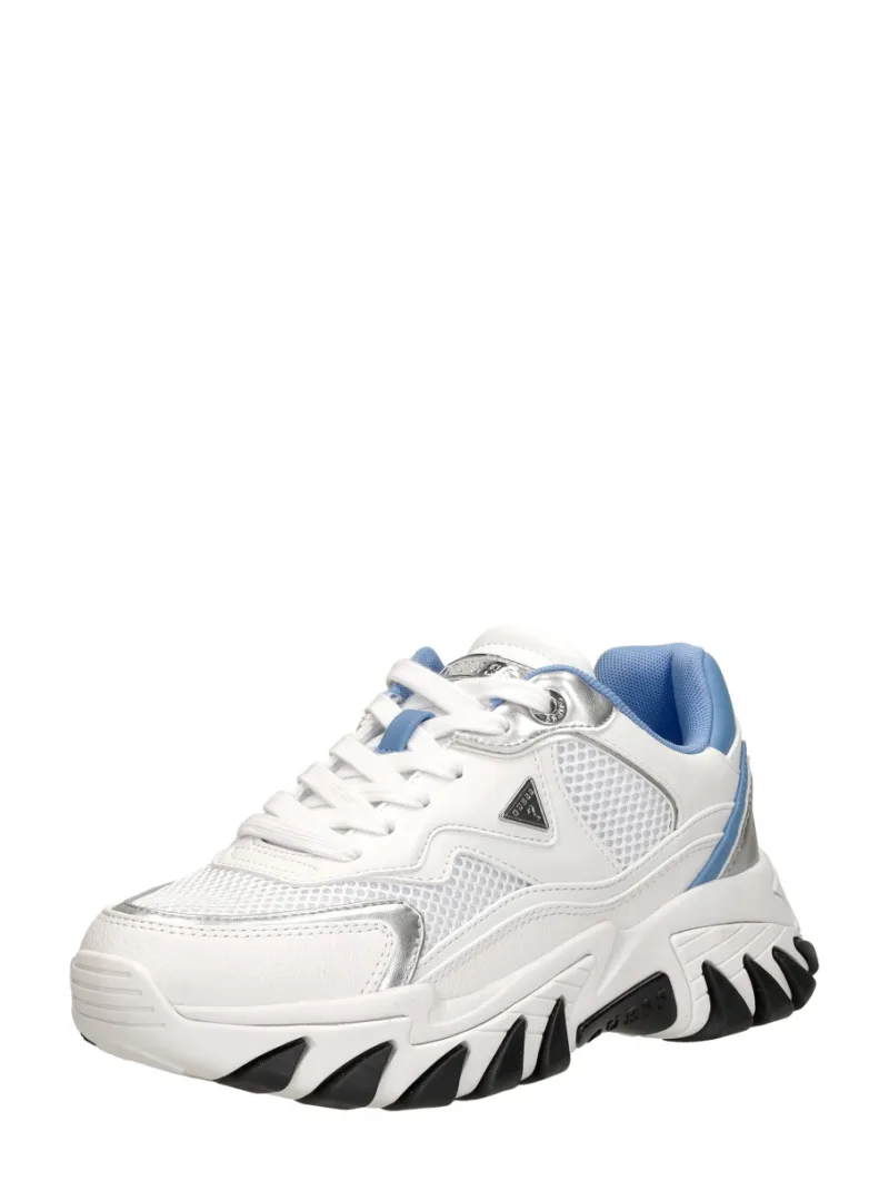 Guess Nowah, lage sneakers voor dames in wit, foto 2 van 2