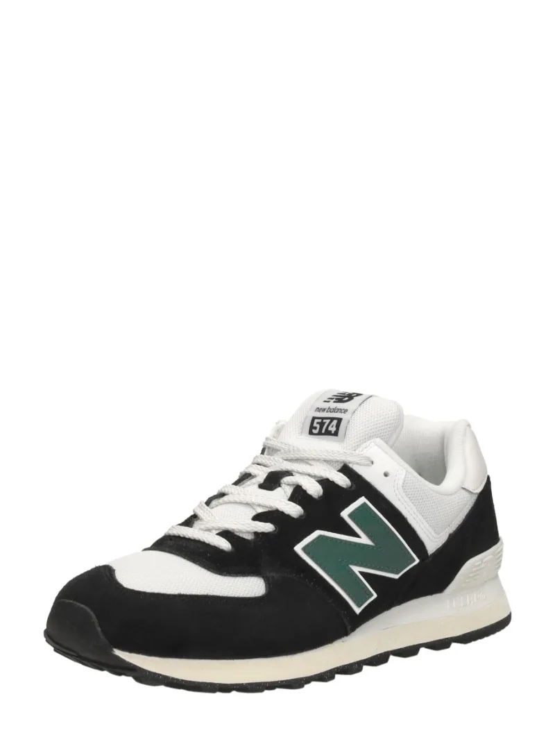 New Balance 574, lage sneakers voor heren in zwart, foto 2 van 2