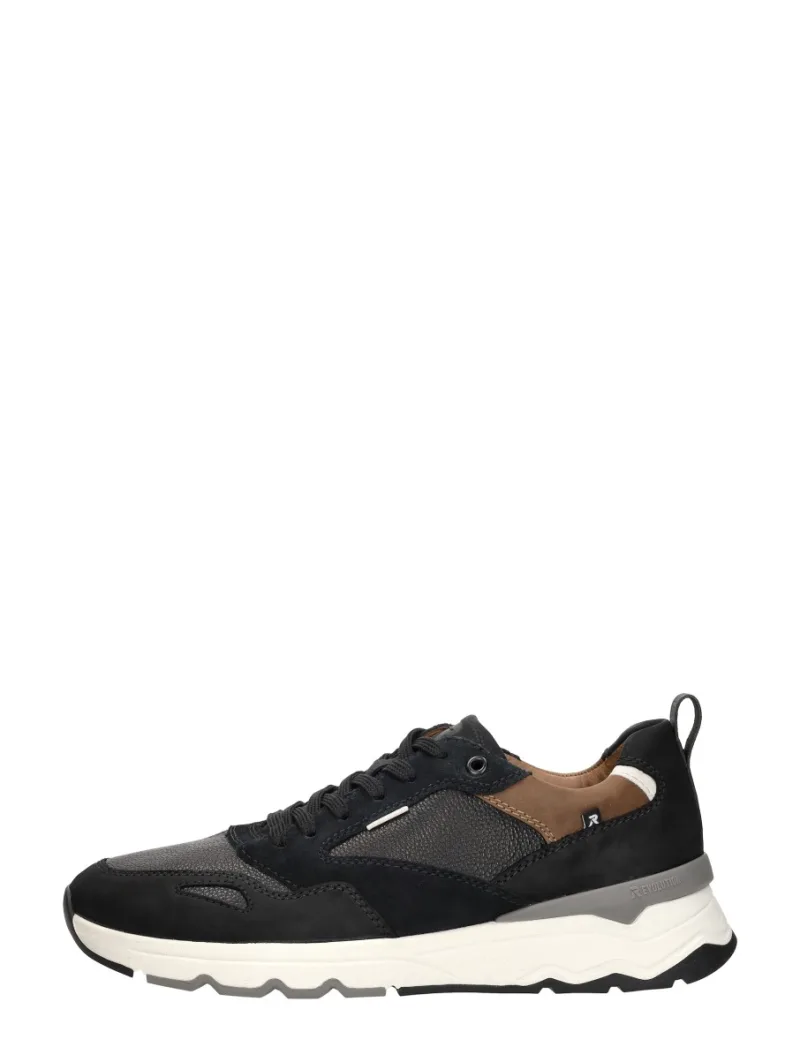 Rieker Sneakers Laag, lage sneakers voor heren in zwart