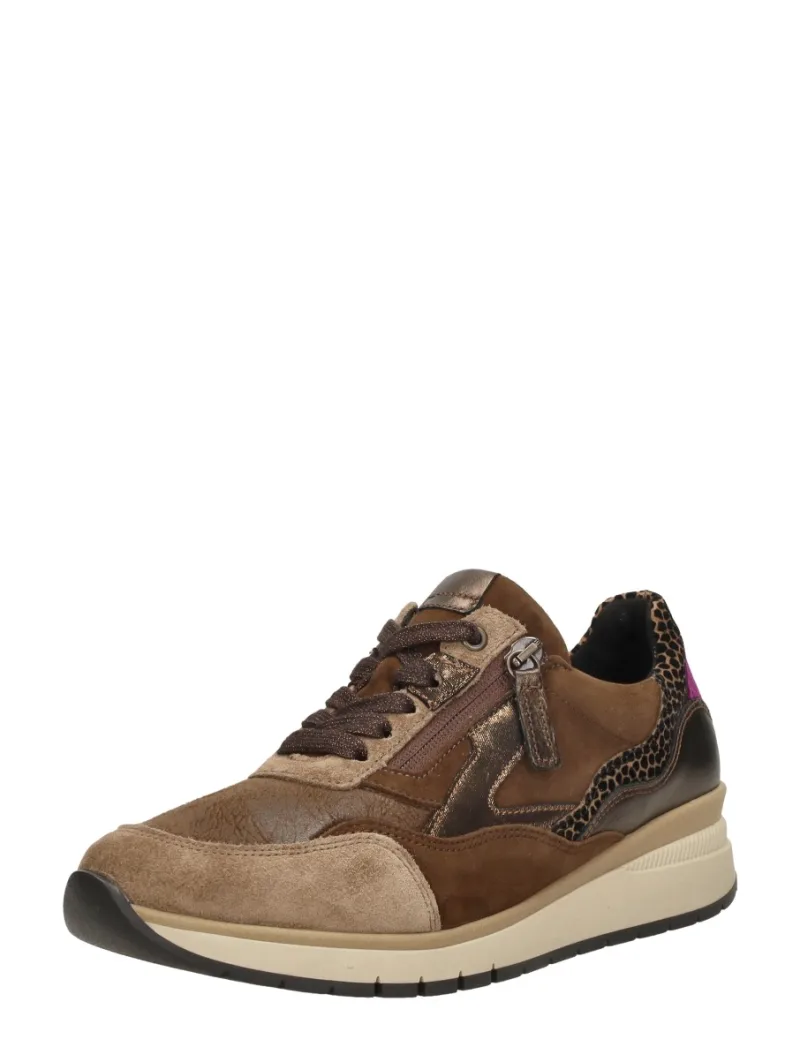Gabor Veterschoenen Laag, lage veterschoenen voor dames in cognac, foto 2 van 2