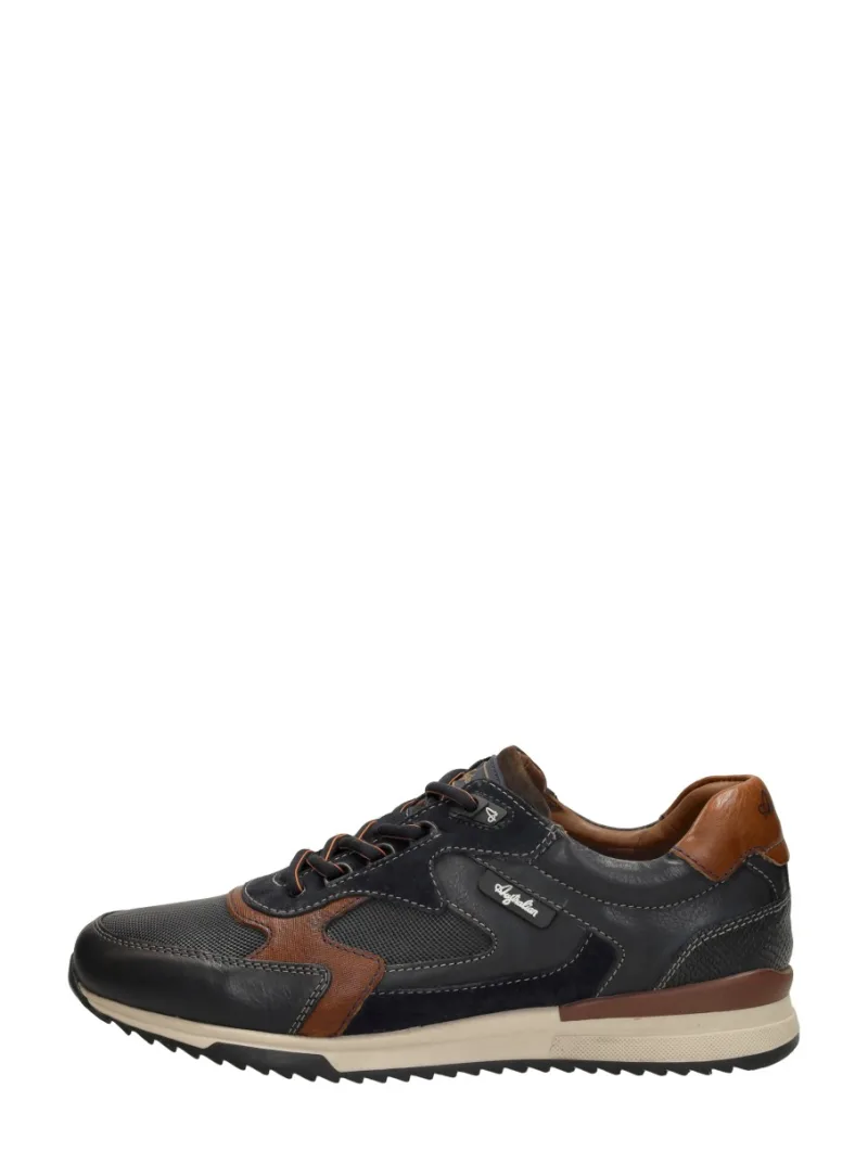 Australian Bakersville, lage veterschoenen voor heren in blauw