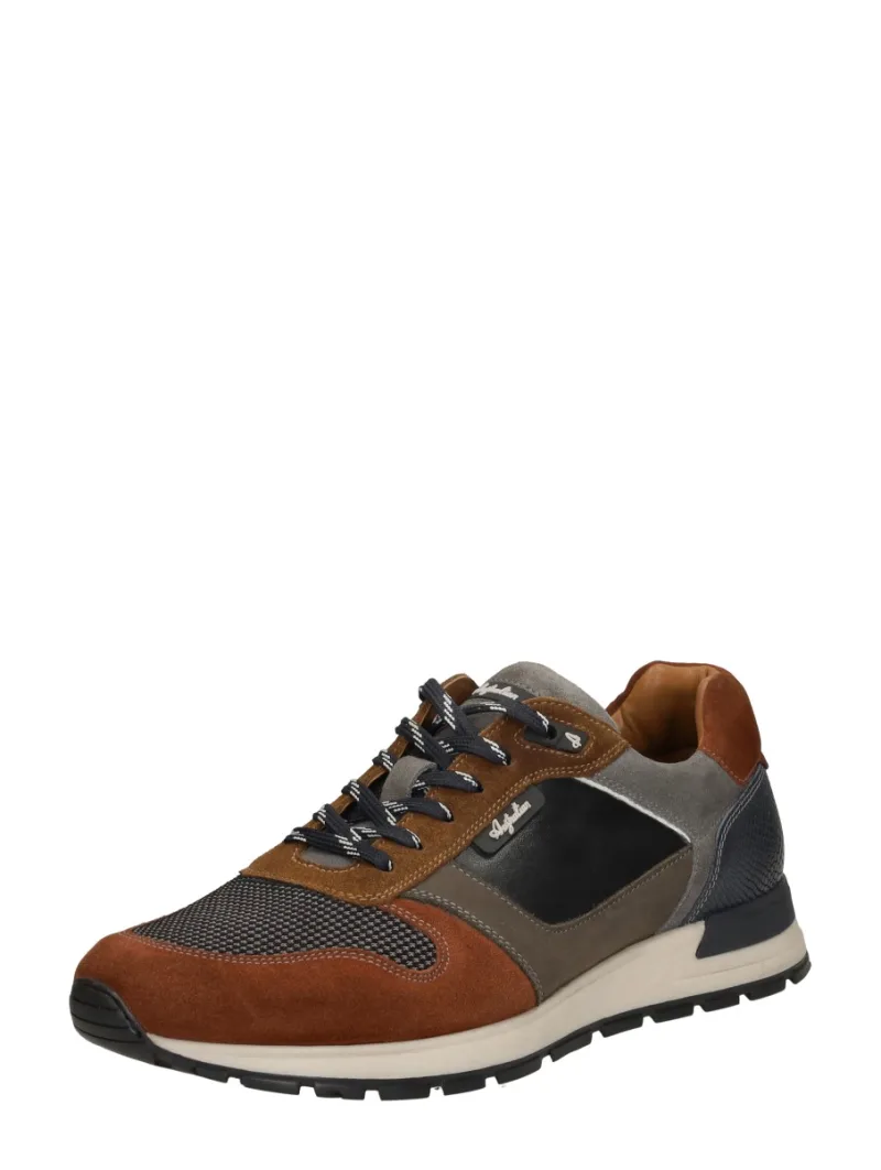 Australian Glastonburry middel bruin, lage veterschoenen voor heren in middelbruin, foto 2 van 2