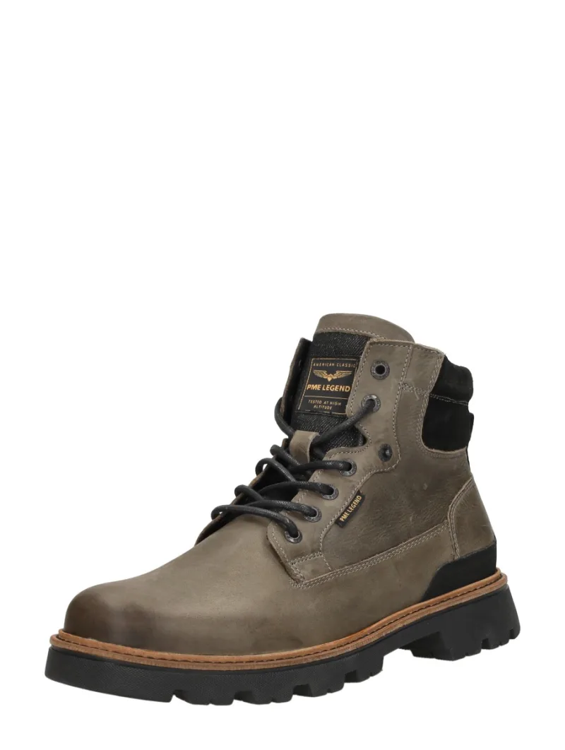 PME Legend Dragan, hoge veterschoenen voor heren in grijs, foto 2 van 2