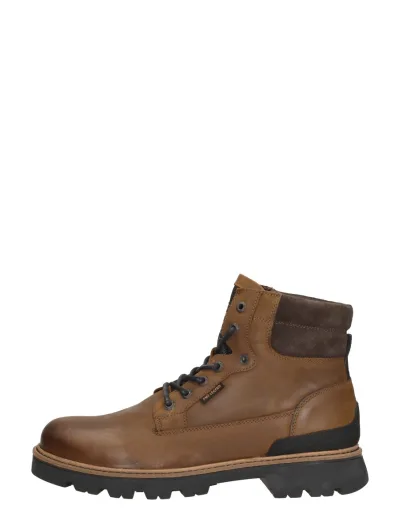 PME Legend Dragan, hoge veterschoenen voor heren in cognac, foto 1 van 4