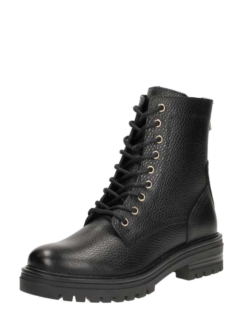 Sub55 Veterschoenen Hoog, hoge veterschoenen voor dames in zwart, foto 2 van 2