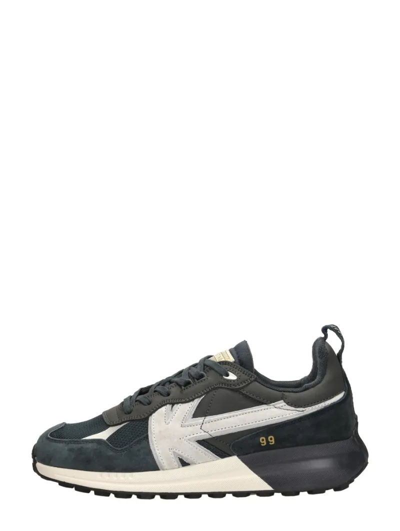 Kaotiko Vancouver, lage sneakers voor heren in zwart