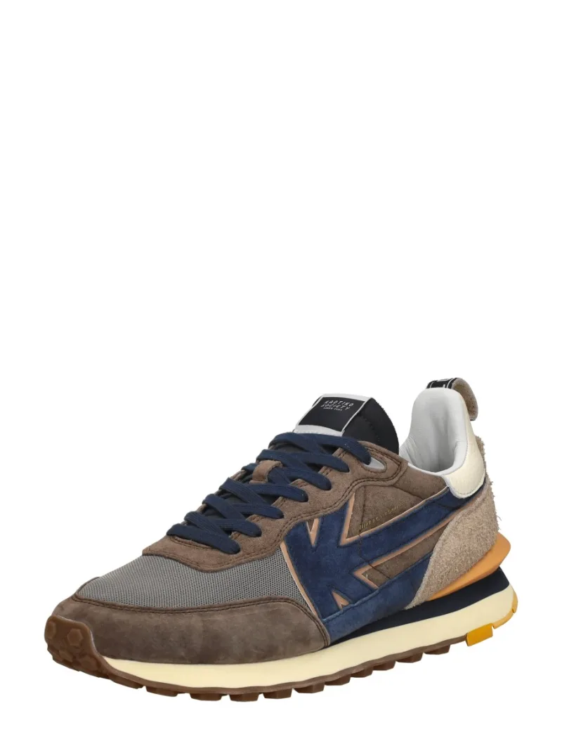 Kaotiko Nara, lage sneakers voor heren in donkerbruin, foto 2 van 2