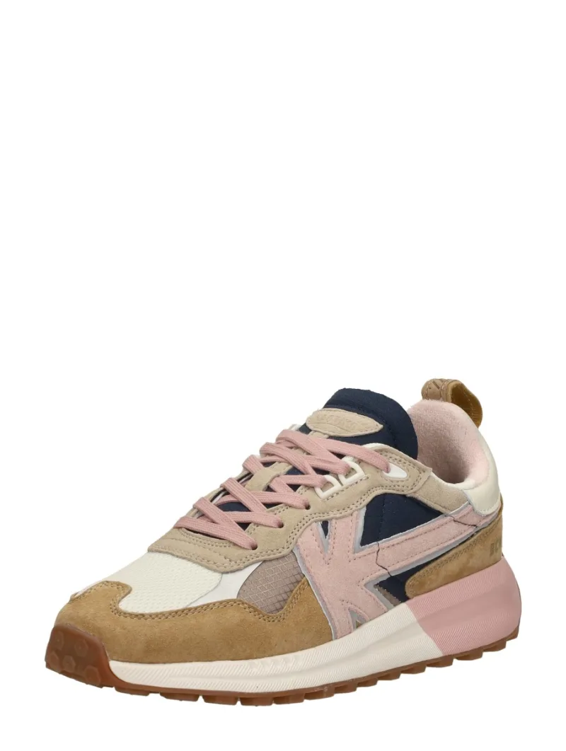 Kaotiko Detroit, lage sneakers voor dames in beige, foto 2 van 2