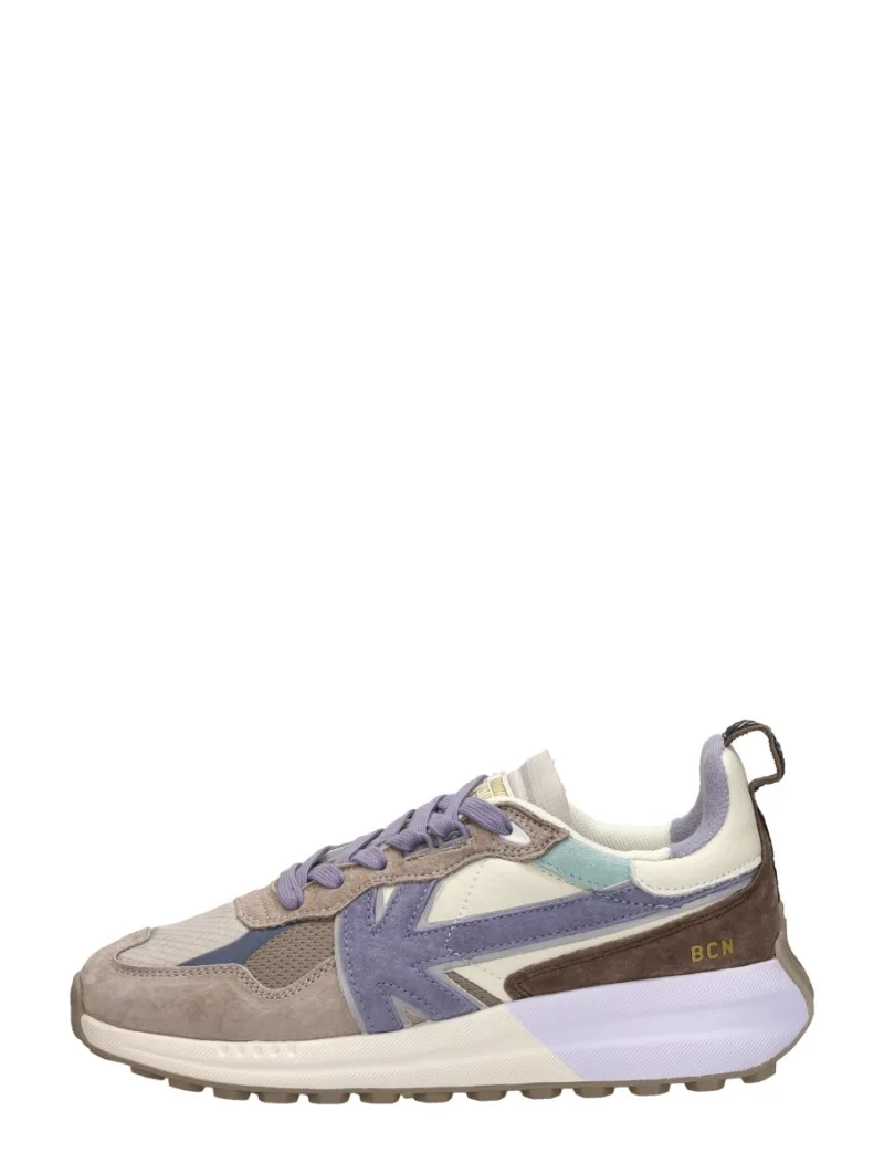 Kaotiko Detroit, lage sneakers voor dames in lila