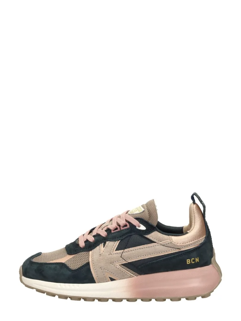 Kaotiko Detroit Faded, lage sneakers voor dames in blauw