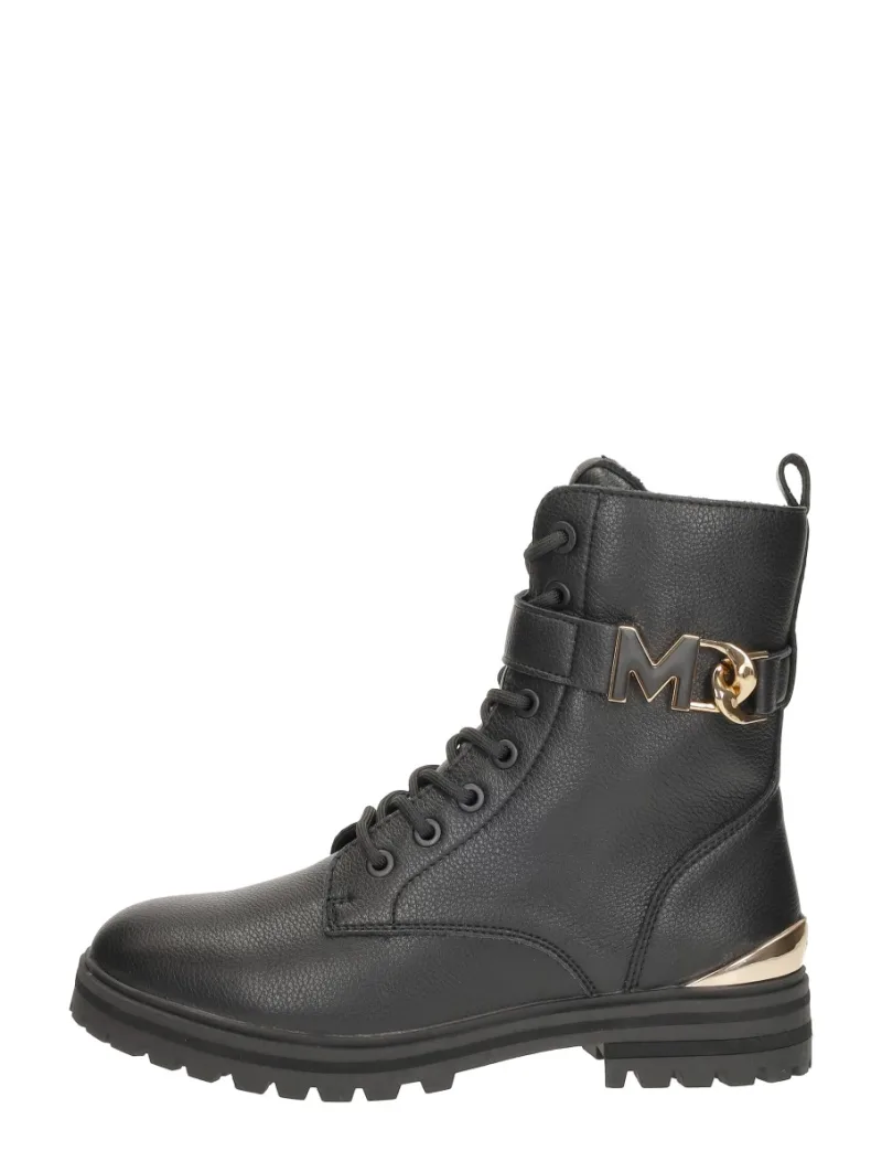 Mexx Prizzy, hoge veterschoenen voor dames in zwart