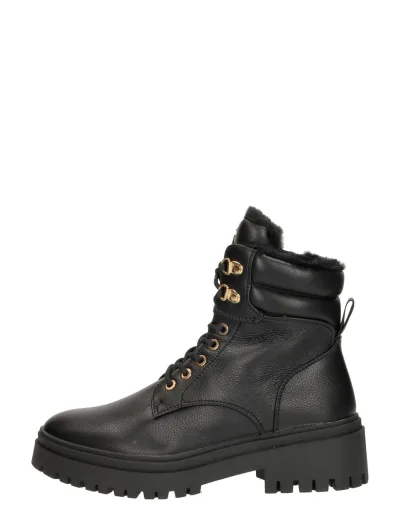 Mexx Para, hoge veterschoenen voor dames in zwart, foto 1 van 4