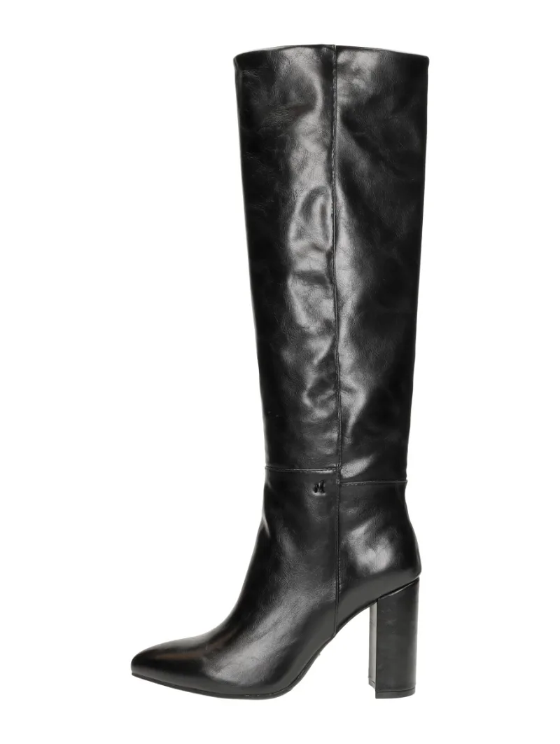 Mexx Krystal Indy, lange laarzen voor dames in zwart