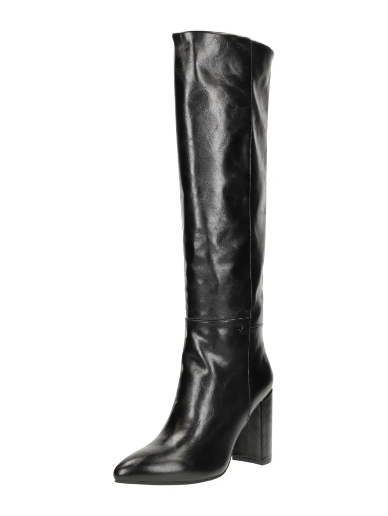 Mexx Krystal Indy, lange laarzen voor dames in zwart, foto 2 van 2