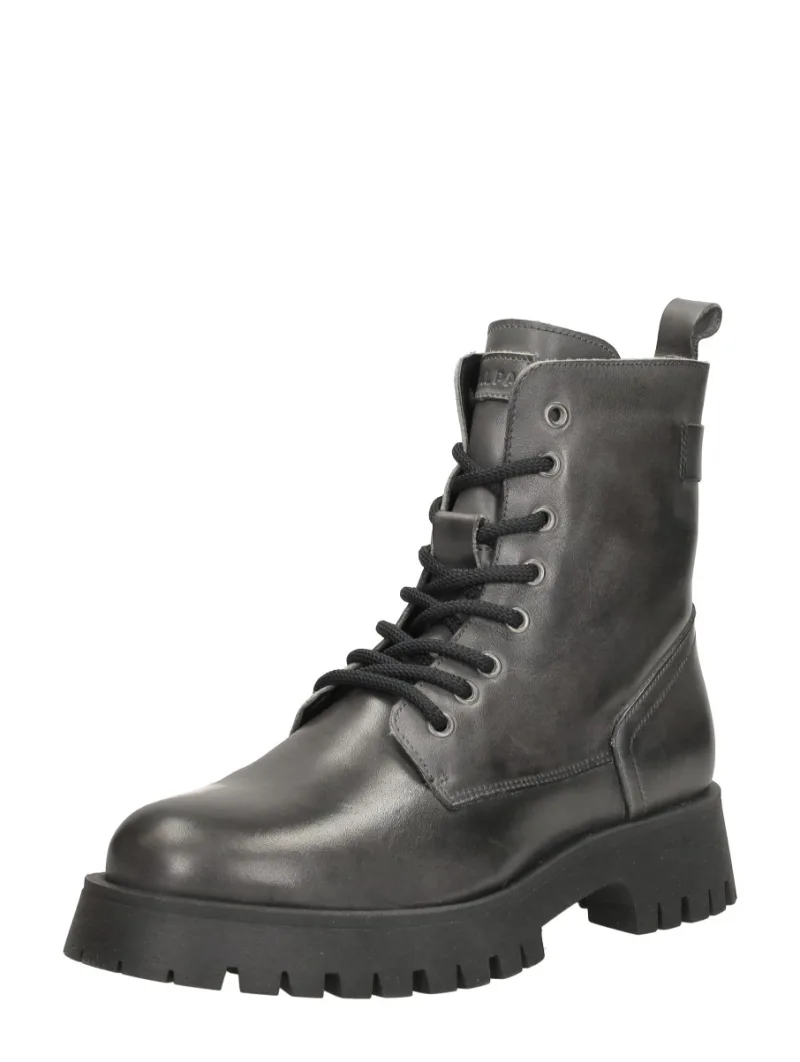 Palpa Venezia, hoge veterschoenen voor dames in grijs, foto 2 van 2