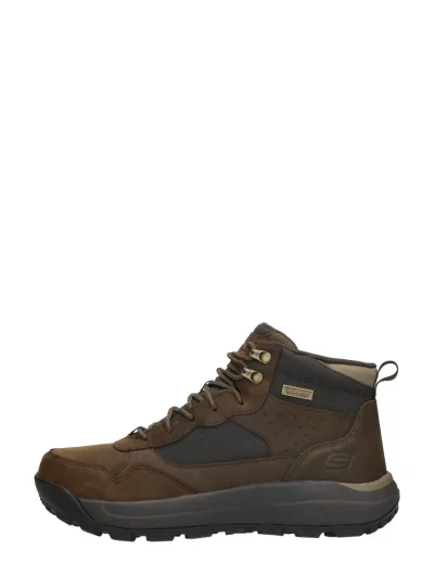 Skechers Cambert, hoge veterschoenen voor heren in donkerbruin, foto 1 van 4