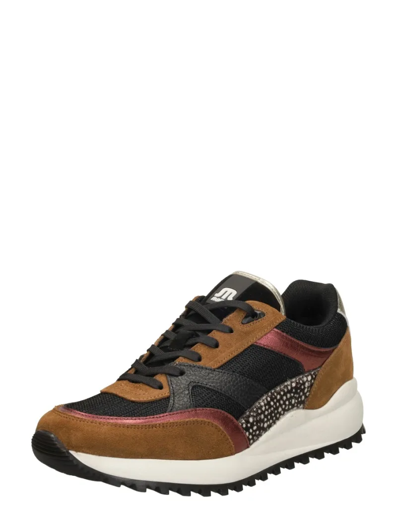Maruti Boyd, lage veterschoenen voor dames in cognac, foto 2 van 2