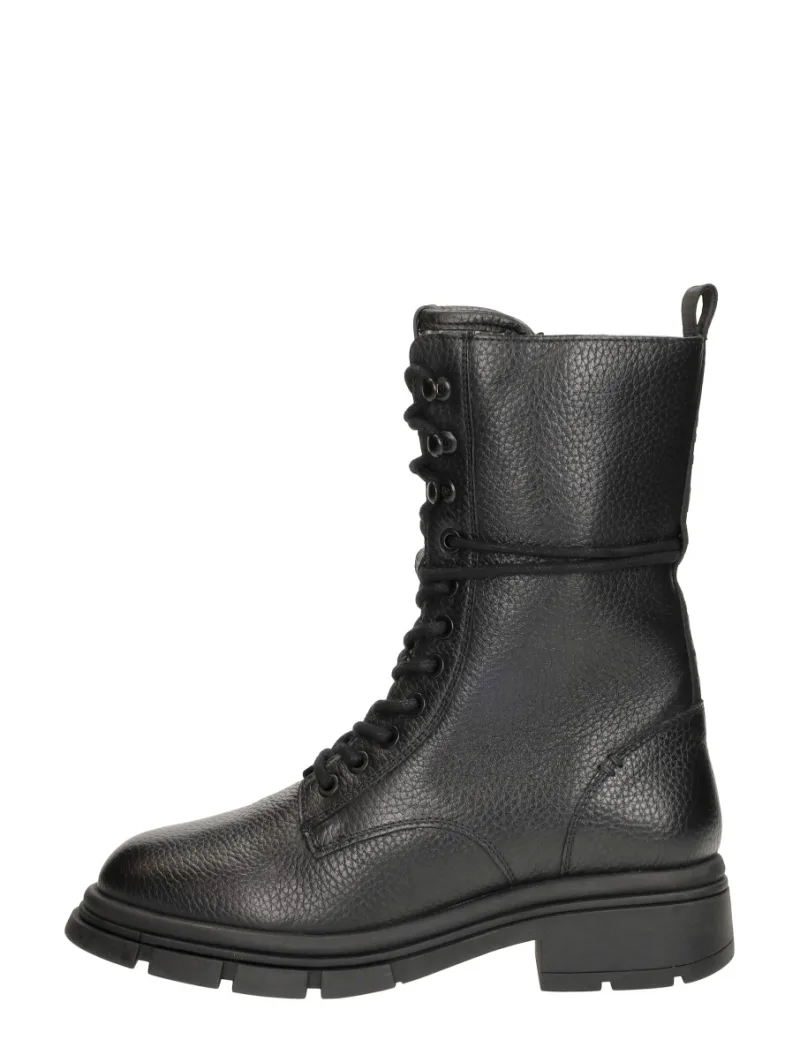 Maruti Heaven, hoge veterschoenen voor dames in zwart