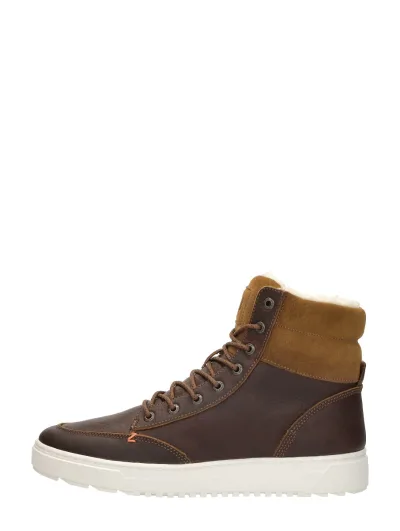 Hub Dublin 2.0, hoge veterschoenen voor heren in cognac, foto 1 van 4