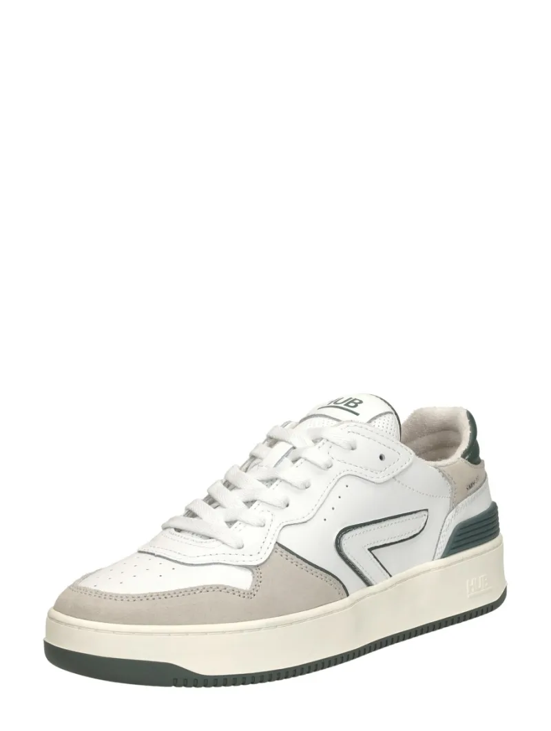 Hub Smash, lage sneakers voor heren in wit, foto 2 van 2