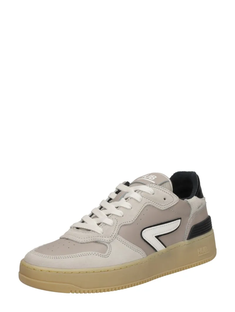 Hub Smash, lage sneakers voor heren in beige, foto 2 van 2