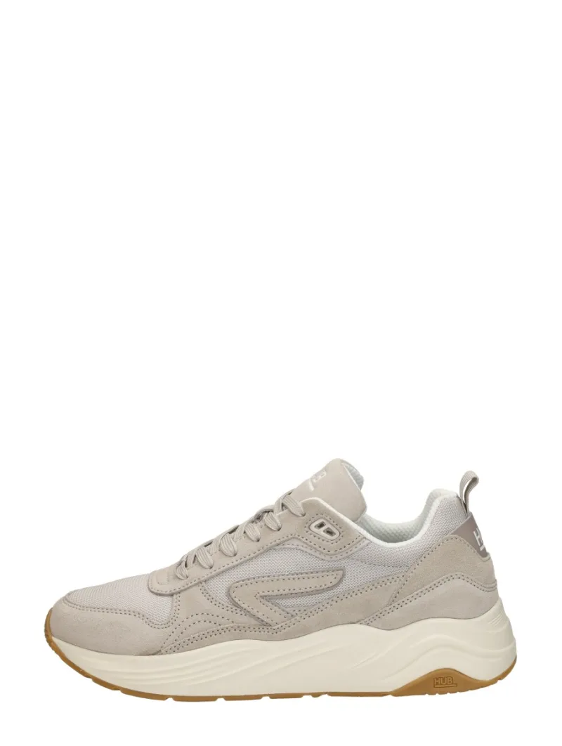 Hub Glide licht grijs, lage sneakers voor heren in lichtgrijs